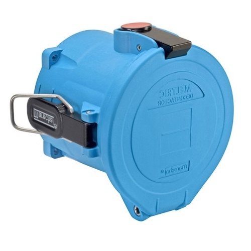 Meltric 33-94043-824-NC Switch-Rated DS100 Receptacle 480 VAC 100A Blue Poly