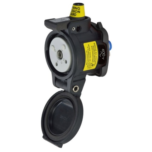 Meltric 35-14182-K14-NO-HAZ Hazardous Location DR30 Receptacle 600 VAC 30A Black Poly