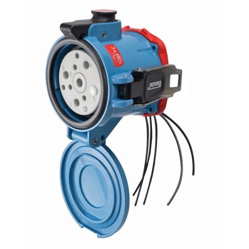 Meltric 37-94043-975 Switch-Rated DS100 Receptacle 480 VAC 100A Blue Metal