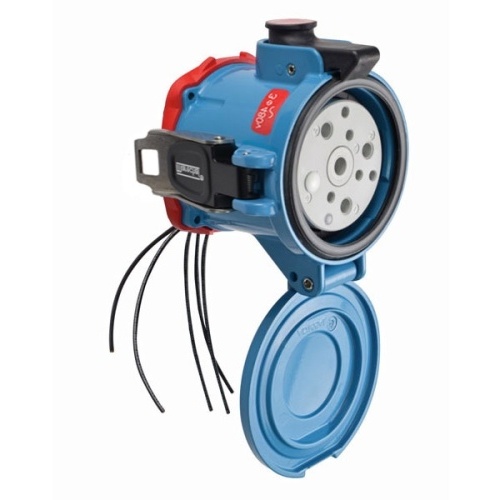 Meltric 37-94043-975 Switch-Rated DS100 Receptacle 480 VAC 100A Blue Metal