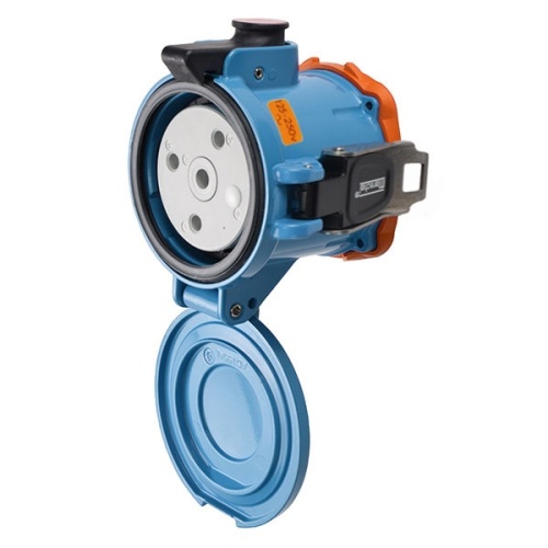 Meltric 37-94076 Switch-Rated DS100 Receptacle 125/250 VAC 100A Blue Metal