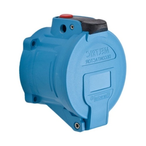 Meltric 63-64143-972-843-NC DSN60 Switch-Rated Receptacle 600 VAC 60A Blue Poly