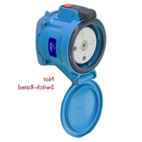 Meltric 63-64162-352 Switch-Rated Receptacle - 208 VAC, 60 Amp, Poly