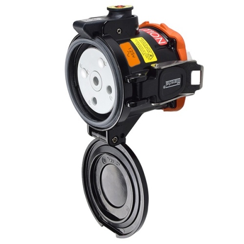 Meltric 66-94075-HAZ Hazardous Location DSN150 Receptacle 125 VAC 150A Black Metal