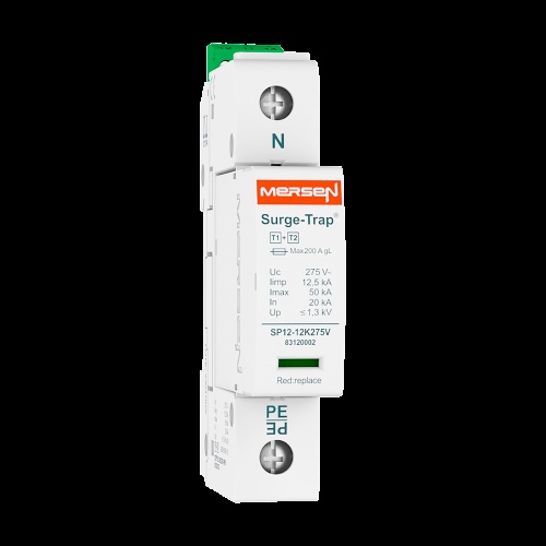 Mersen 83120102SPD T1+2,12.5kA,Uc275V,L-N,1P,