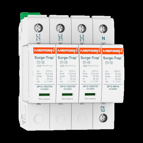 Mersen 83120141SPD T1+2,12.5kA,Uc320V,3+1,R