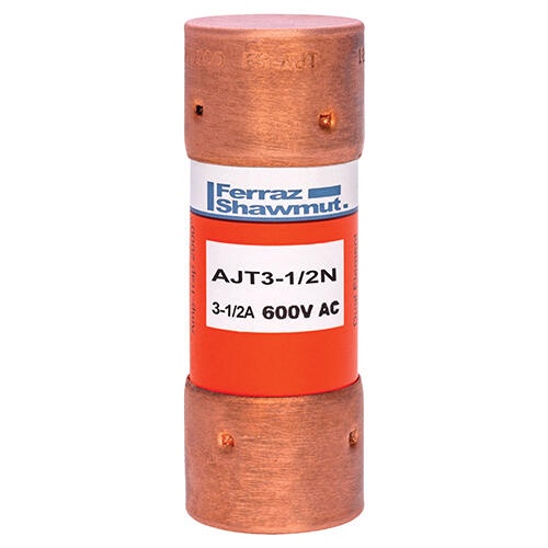 Mersen AJT3-1/2N Fuse - Class J, 600 Volts, 3.5 Amp