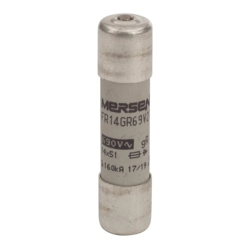 Mersen D1017178 High-Speed Cylindrical Fuse Protistor® Size 14x51 gR 690VAC IEC 2A With Striker
