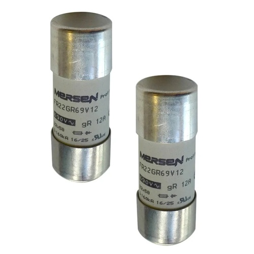Mersen D1018627 High-Speed Cylindrical Fuse Protistor® Size 22x58 gR 690VAC IEC 63A With Striker