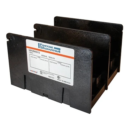 Mersen MPDB69312 Power Distribution Block, 1000 Volts, 760 Amp