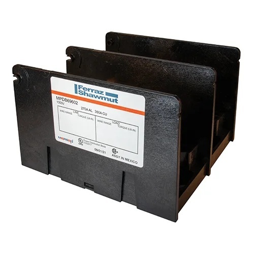 Mersen MPDB69602 Power Distribution Block, 1000 Volts, 350 Amp