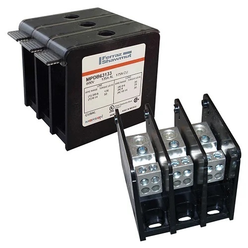 Mersen MPDB69641 Power Distribution Block, 1000 Volts, 545 Amp