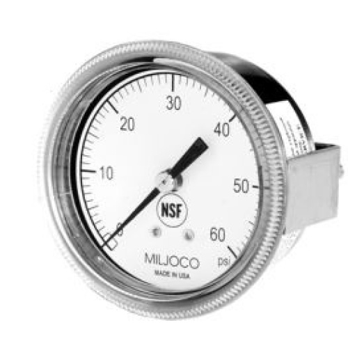 Miljoco P206606 PANEL MOUNT GAUGE - 2"UC PRESS GG 0/160