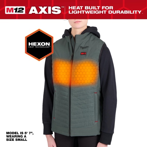 Milwaukee f300e-21l M12 Women's Heated AXIS Vest