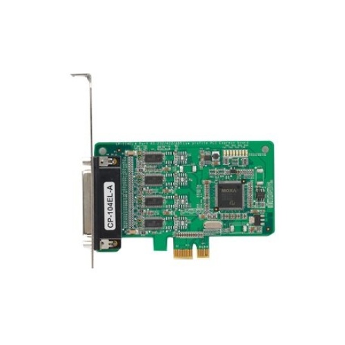 Moxa CP-104EL-A-DB9M PCIe/UPCI/PCI Serial Card