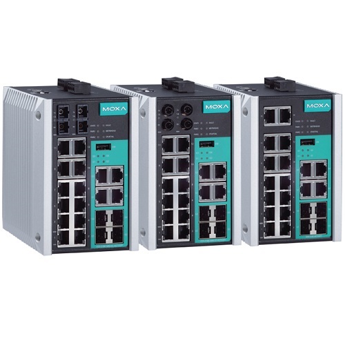 Moxa EDS-518E-4GTXSFP-T Managed Switch