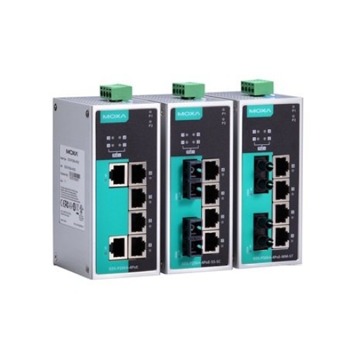 Moxa EDS-P206A-4PoE-MM-ST-T Unmanaged Ethernet Switch