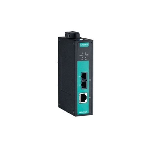 Moxa IMC-21GA-SX-SC-T Ethernet-to-Fiber Media Converter