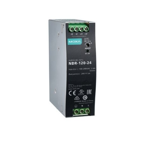 Moxa NDR-120-24 DIN-rail Power Supplies
