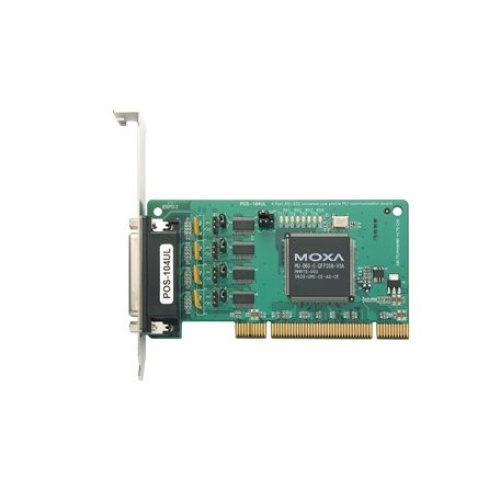 Moxa POS-104UL-T PCIe/UPCI/PCI Serial Card