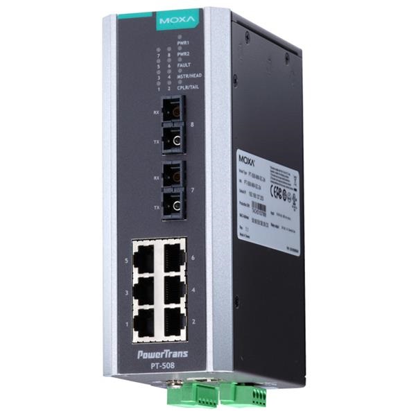 Moxa PT-508-SS-SC-HV Managed Switch