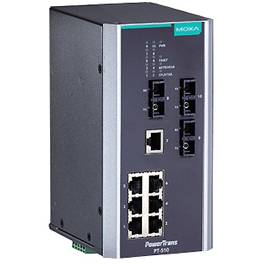 Moxa PT-510-3S-SC-48 Managed Switch