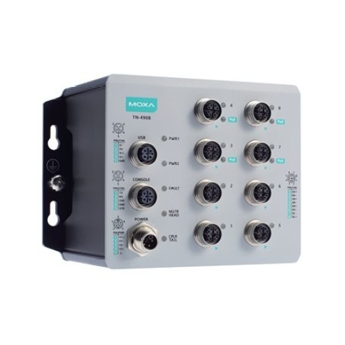 Moxa TN-4908-4GPoE-4GTX-WV-CT-T EN 50155 Router
