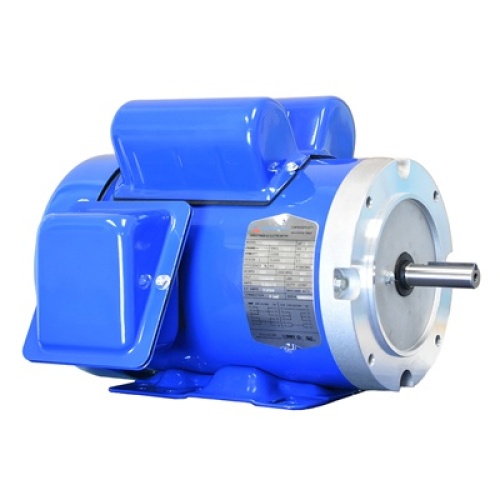 NAE F56C1/2S2C Electric Motor General Purpose Rolled Steel, 115 Volt, 208-230 Volt, 1 Phase, 0.5 HP, 5.03 Amp, 2.78-2.52 Amp