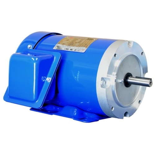 NAE F56C3/4M4A Electric Motor General Purpose Rolled Steel, 208-230 Volt, 460 Volt, 3 Phase, 0.75 HP, 2.43-2.34 Amp, 1.17 Amp