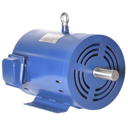 NAE PE256T-20-4-ODP Electric Motor General Purpose Heavy Duty Cast Iron, 208-230 Volt, 460 Volt, 3 Phase, 20 HP, 53 - 48 Amp, 24 Amp