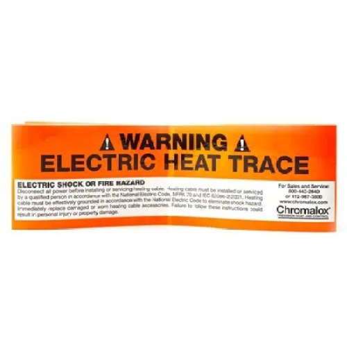 Omega CL-1 Heat Trace Caution Label