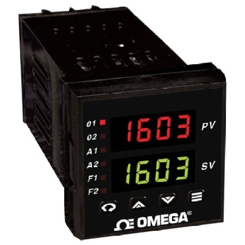 Omega CN8202-DC1-DC2-C4 1/16 DIN Universal Input Autotune Controller with Ramp & Soak