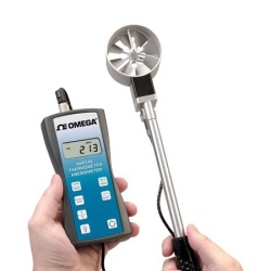 Omega HHF143B-T-USB HH ANEMOMETER KIT, 2 3/4 PROBE