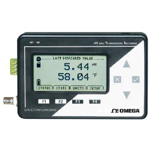 Omega OM-CP-PHTEMP2000 pH and Temperature Data Logger with LCD