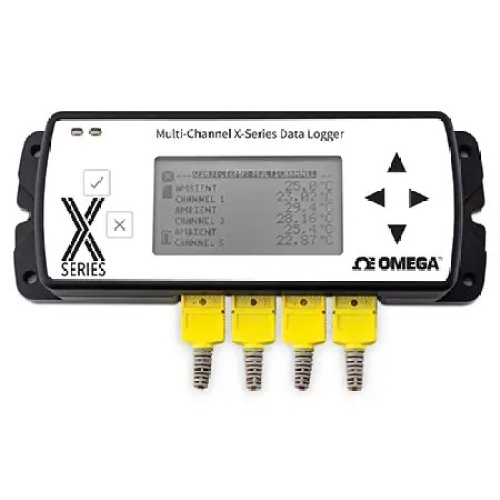 Omega OM-CP-QUADTCTEMP2000-A2 4-CHANNEL, TC DATA LOGGER WITH LCD