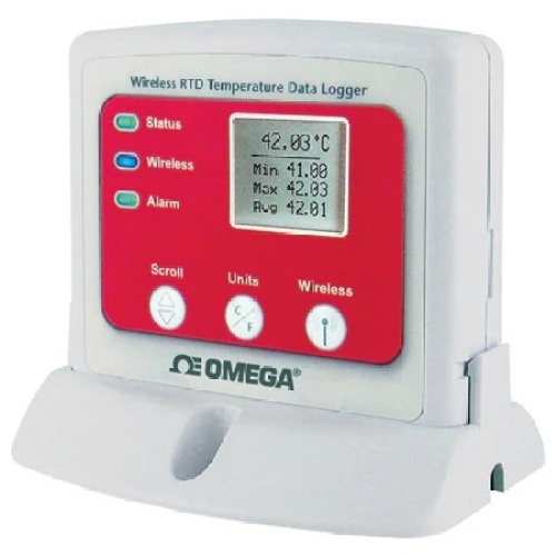 Omega OM-CP-RFRTDTEMP2000A WIRELESS RTD TEMP DL W/LCD CE