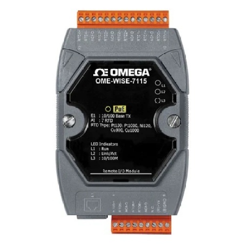 Omega OME-WISE-7115 7CH RTD POE ETHERNET MOD CE