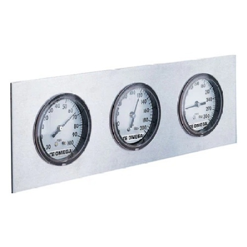 Omega PGP-25B-30V PANEL GAUGE, 30/0"HG VAC