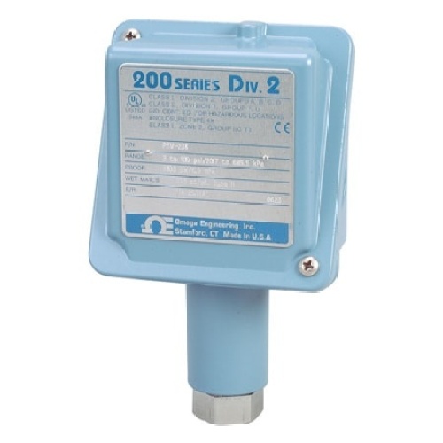 Omega PSW-240D Industrial Hermetic Pressure Switch for Harsh Environments