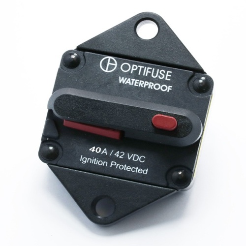 Optifuse 143040 High Amp - Manual Reset Breaker