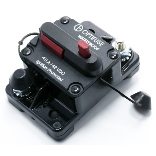 Optifuse 153040 High Amp - Manual Reset Breaker