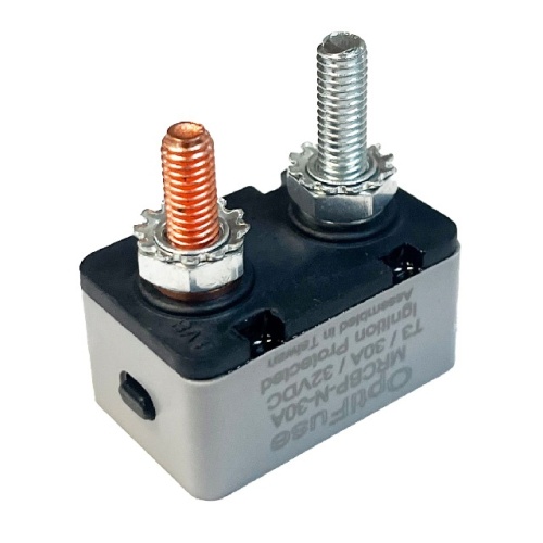 Optifuse MRCBP-N-40A Manual Reset - 10-32 Stud Breaker