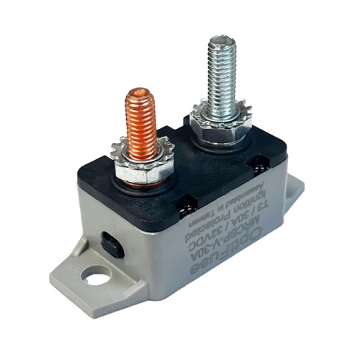 Optifuse MRCBP-V-40A Manual Reset - 10-32 Stud Breaker