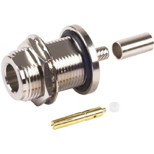 PCTEL CON-08-195 - N BH Female/Jack for 195 Cable