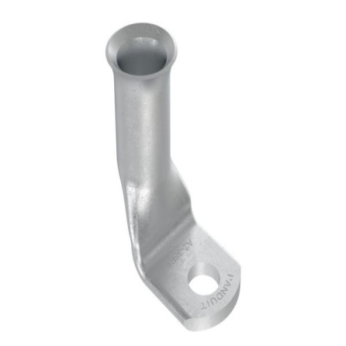 Panduit A2-38RF-C Pan-Lug™ Compression Lug, 2, Tin Plt Copper, 90°, One 0.38" Stud, PK100