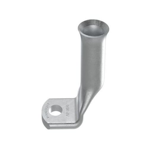 Panduit A2-56RF-C Pan-Lug™ Compression Lug, 2, Tin Plt Copper, 90°, One 0.31" Stud, PK100