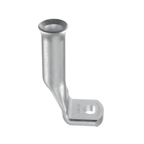 Panduit A2-56RF-C Pan-Lug™ Compression Lug, 2, Tin Plt Copper, 90°, One 0.31" Stud, PK100