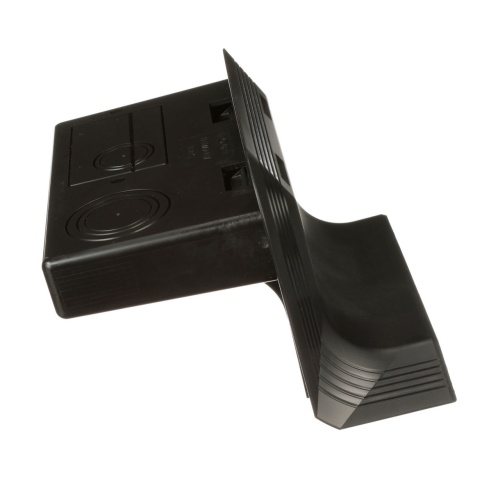 Panduit AFR4WTRIW Above Floor Raceway 4-Channel Wall Transition Fitting