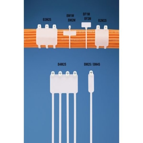 Panduit B3M2S-TL0 Dome-Top® Cable Tie - 8", Black