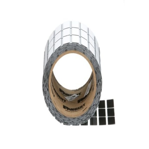 Panduit C200X100APT Component Label, Super-Tack PET, White, TT, 1"x2", 1" PO H, PK500